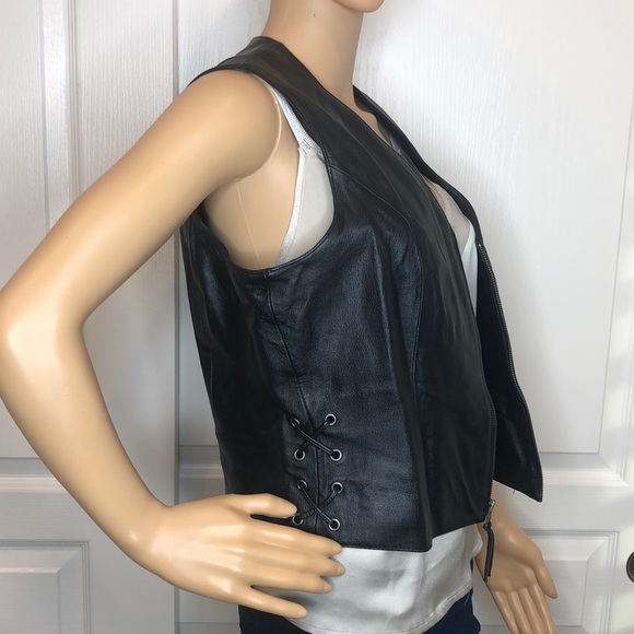 Wilson’s Leather Maxima Leather Vest. - Picture 4 of 13